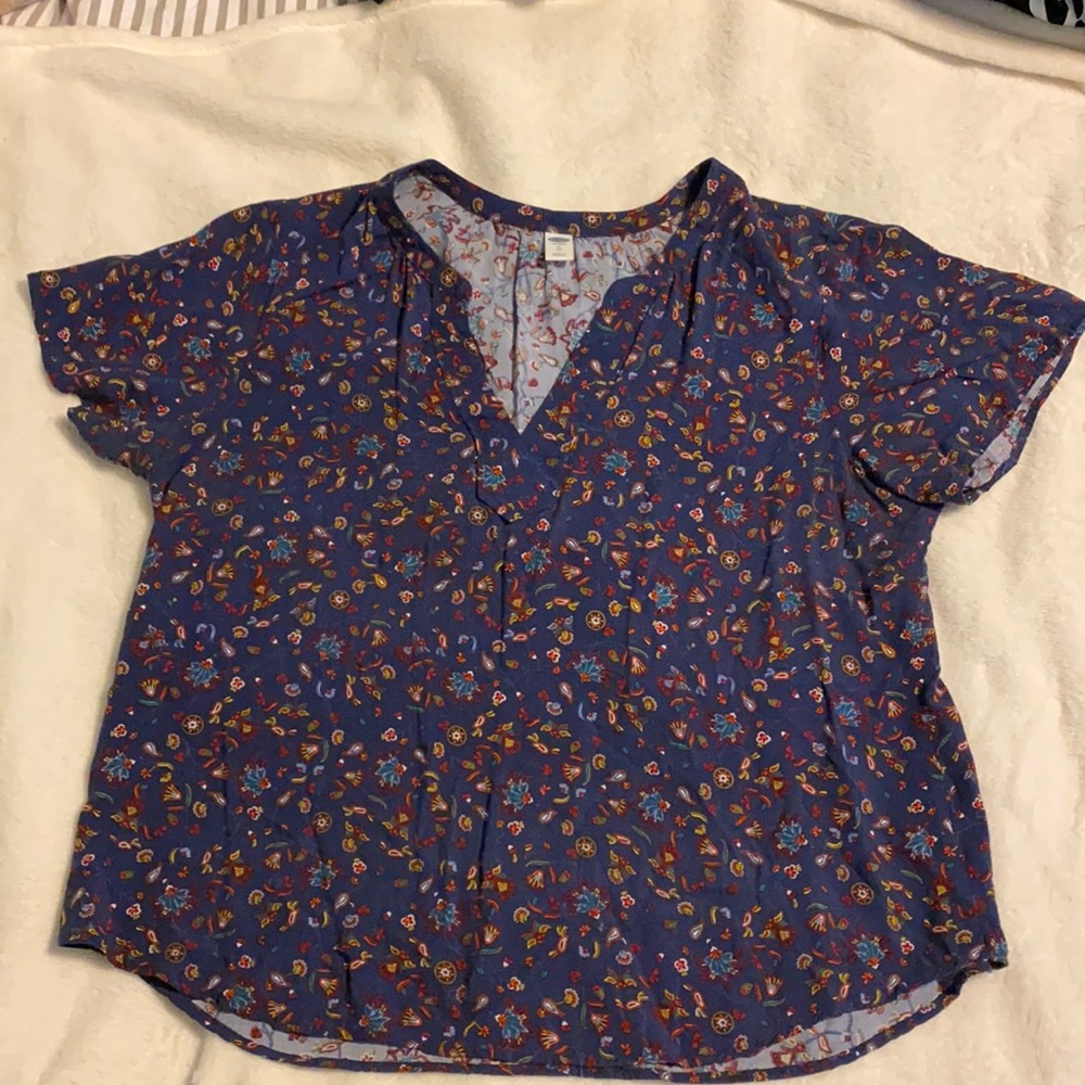 Old Navy Paisley Blouse